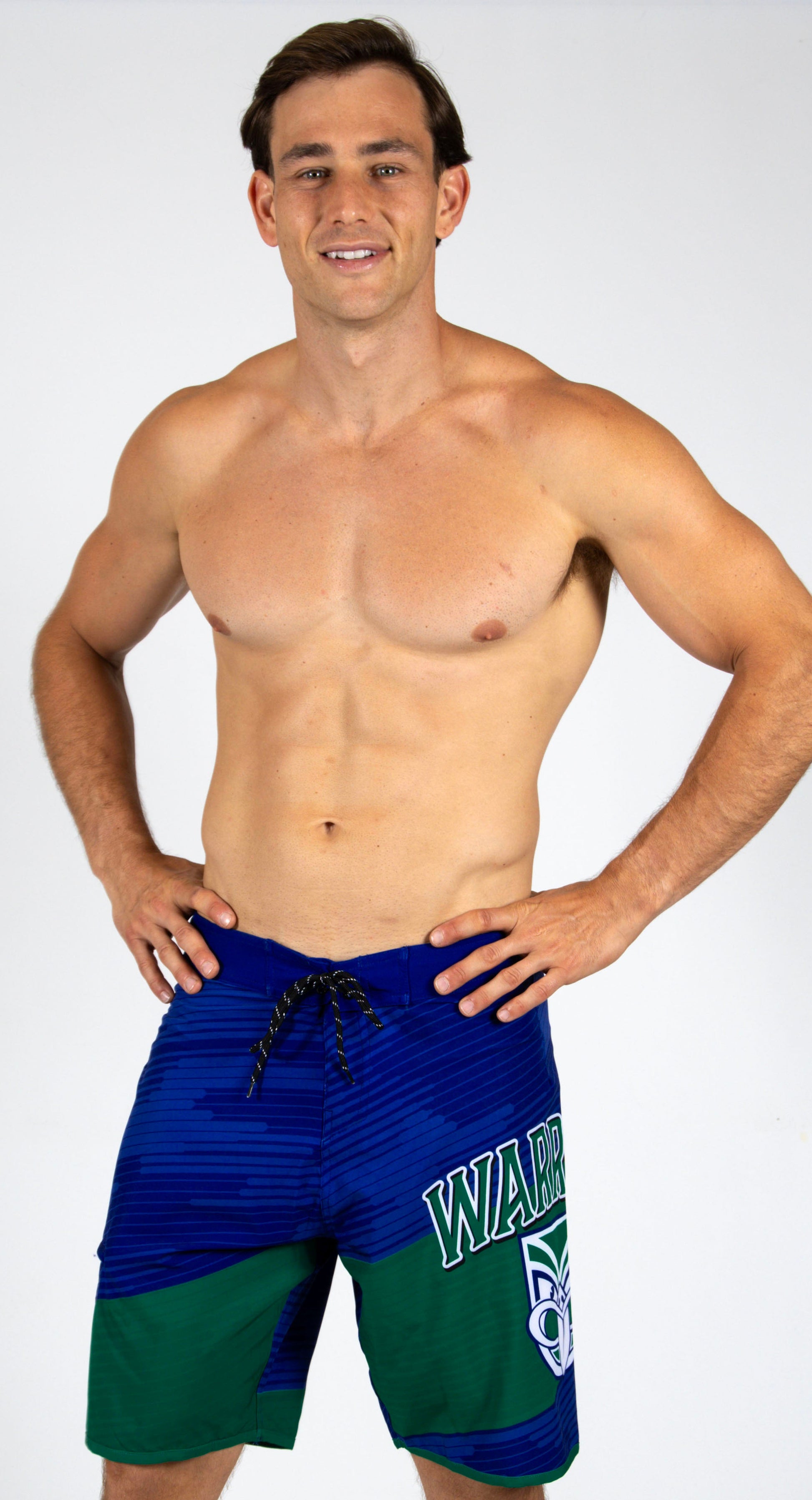 New Zealand Warriors NRL Mens Barrel Board Shorts