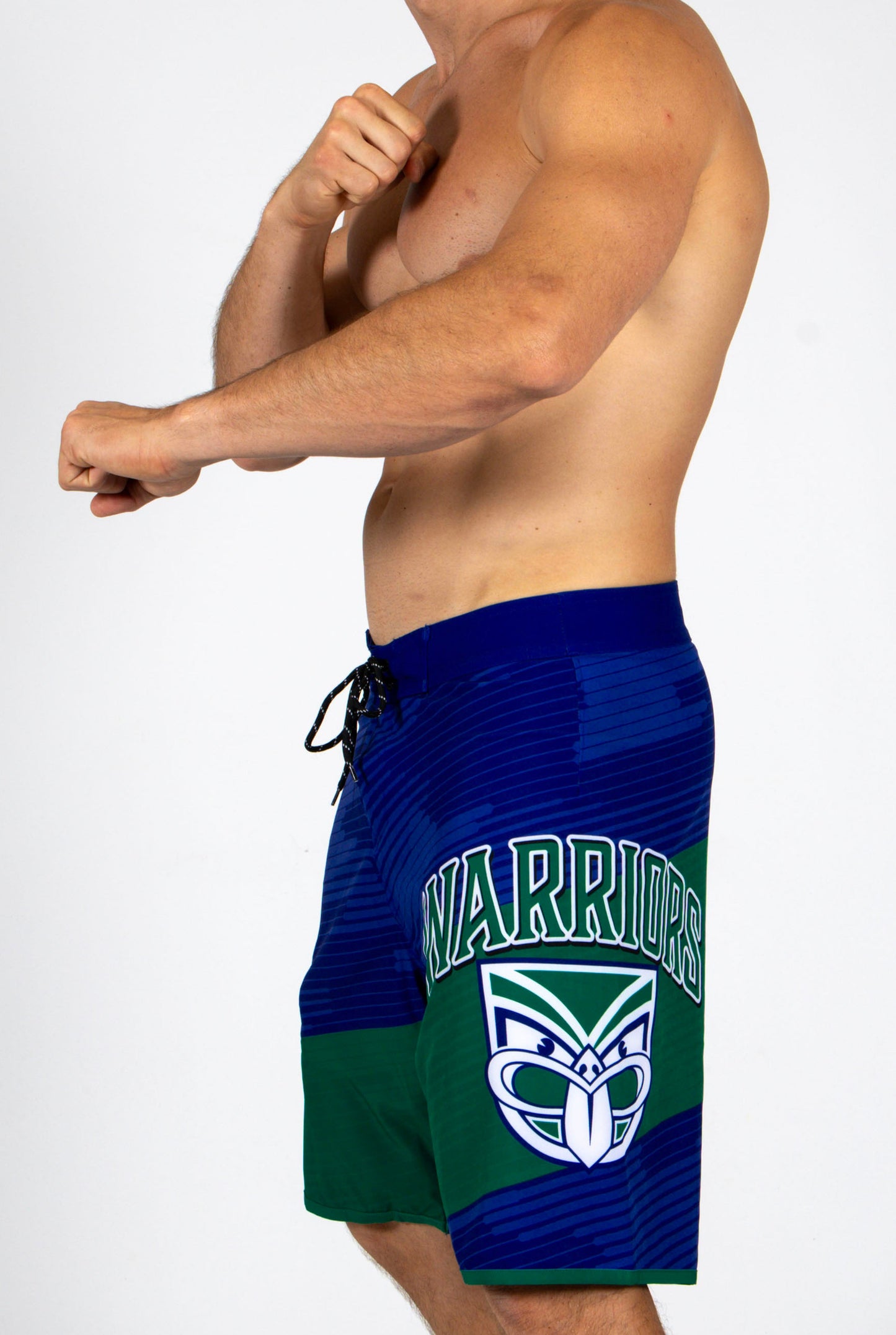 New Zealand Warriors NRL Mens Barrel Board Shorts