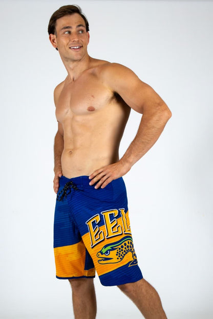 Parramatta Eels 2025 NRL Mens Barrel Board Shorts