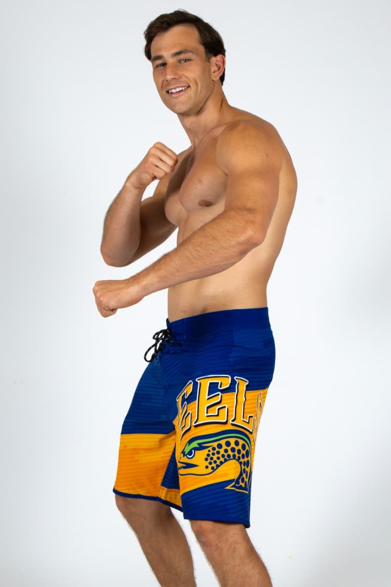 Parramatta Eels 2025 NRL Mens Barrel Board Shorts