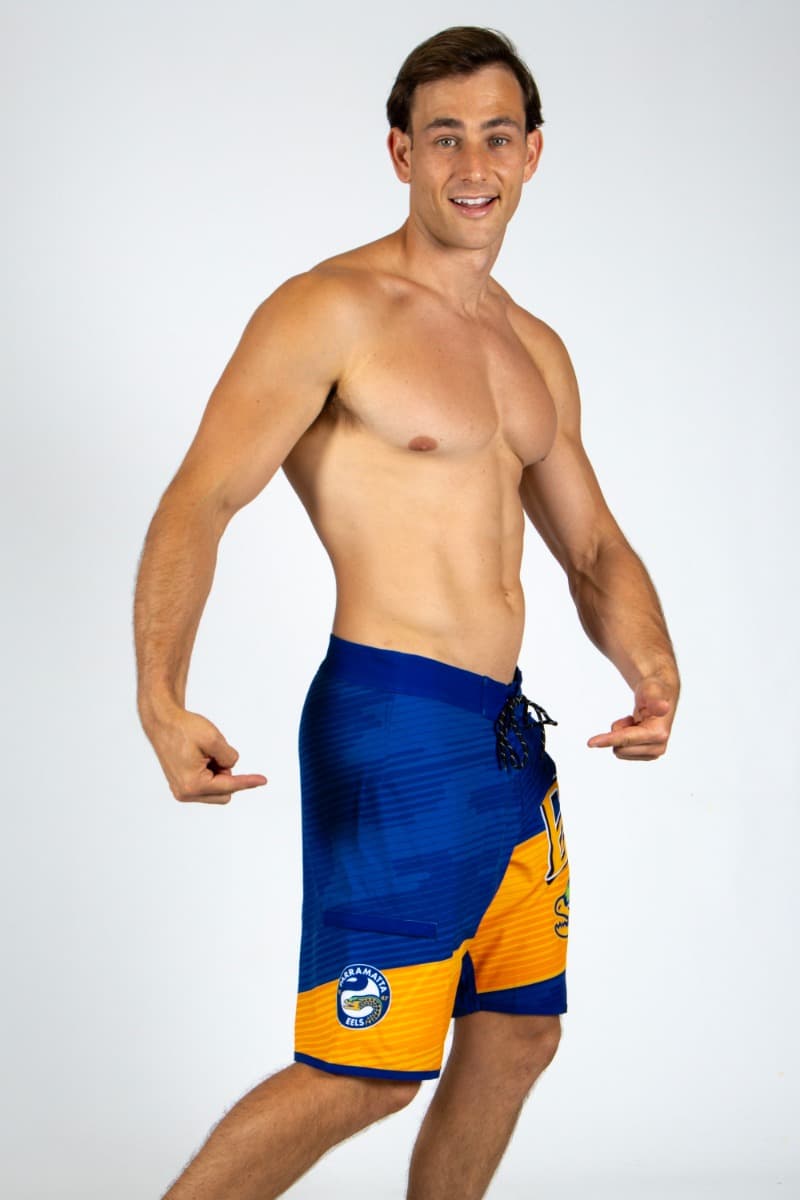 Parramatta Eels 2025 NRL Mens Barrel Board Shorts