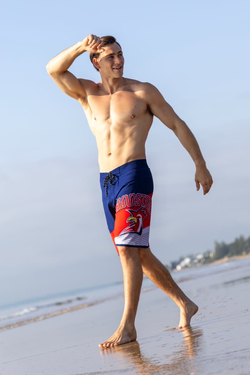 Sydney Roosters 2025 NRL Mens Barrel Board Shorts