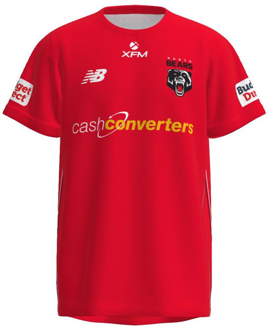 Perth Bears 2026 NRL Mens Red Training Shirt