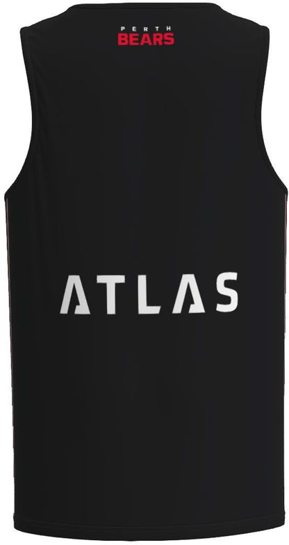 Perth Bears 2026 NRL Mens Black Training Singlet