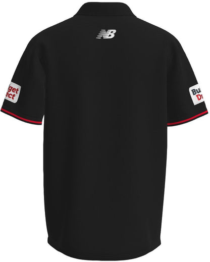 Perth Bears 2026 NRL Mens Black Polo Shirt