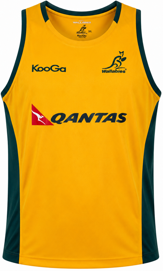 Australian Wallabies Rugby Union Training Singlet - Size 3XL