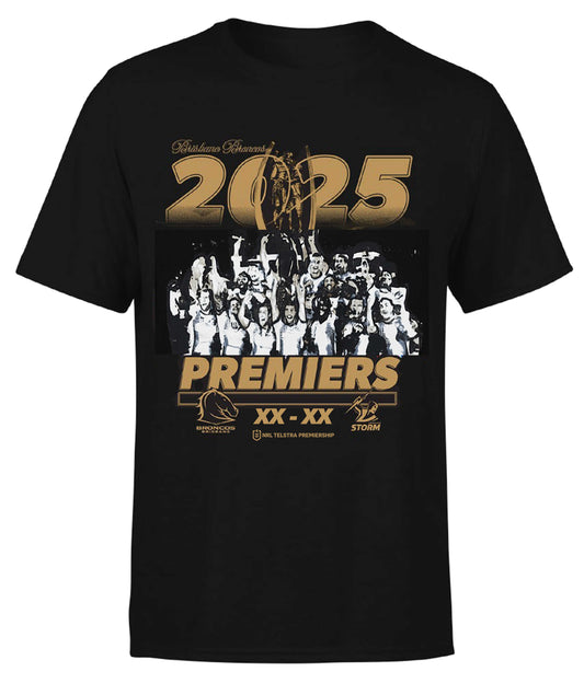 Brisbane Broncos 2025 NRL Mens Premiers Photo Shirt  *PRESALE*