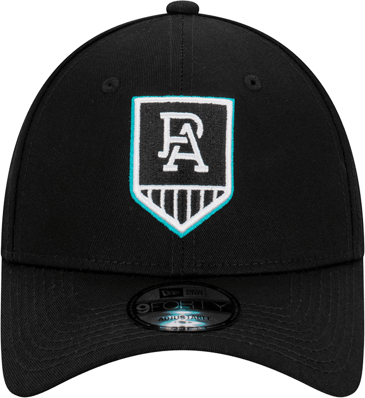 Port Adelaide Power AFL Adults New Era 9FORTY Cloth Strap Cap