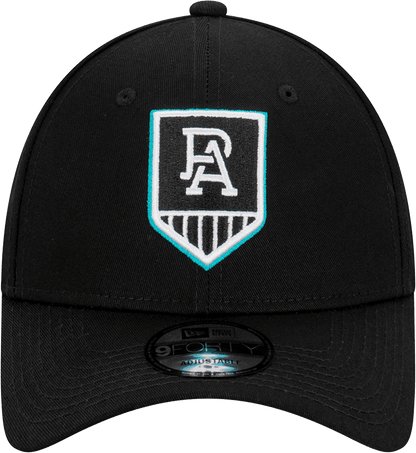 Port Adelaide Power AFL Adults New Era 9FORTY Cloth Strap Cap