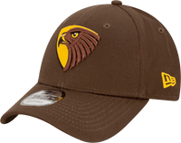 Hawthorn Hawks Official Team Colours 9FORTY Cloth Strap Cap