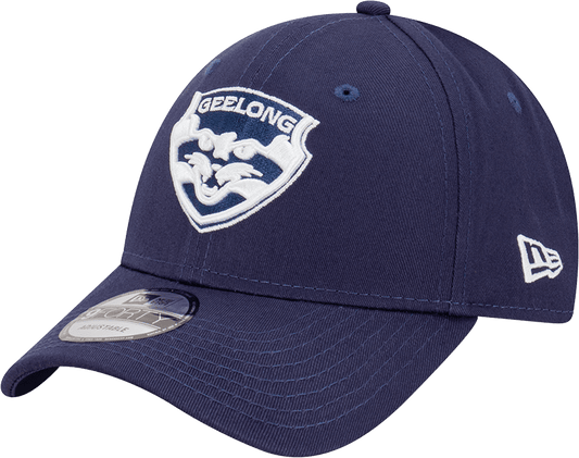 Geelong Cats Official Team Colours 9FORTY Cloth Strap Cap