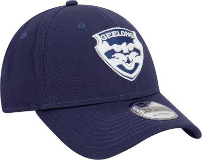 Geelong Cats Official Team Colours 9FORTY Cloth Strap Cap