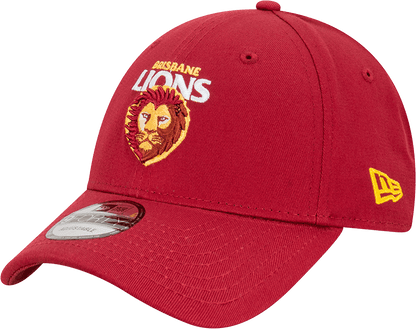 Brisbane Lions Official Team Colours 9FORTY Cloth Strap Cap
