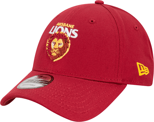 Brisbane Lions Official Team Colours 9FORTY Cloth Strap Cap