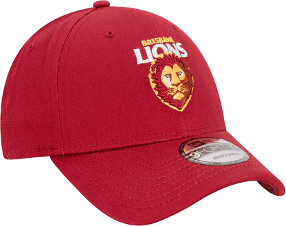 Brisbane Lions Official Team Colours 9FORTY Cloth Strap Cap