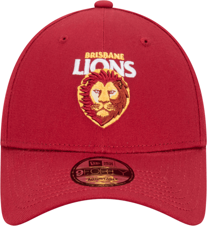 Brisbane Lions Official Team Colours 9FORTY Cloth Strap Cap
