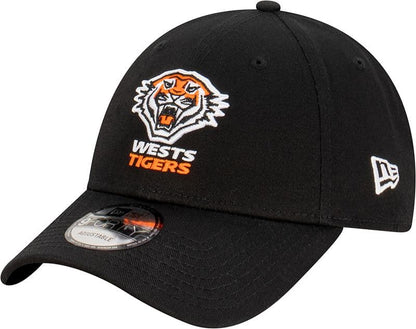 Wests Tigers NRL New Era 9Forty Colours Cloth Strap Cap