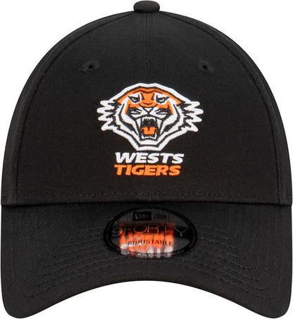 Wests Tigers NRL New Era 9Forty Colours Cloth Strap Cap