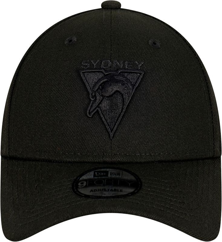 Sydney Swans AFL Adults New Era Black 9FORTY Snapback Cap