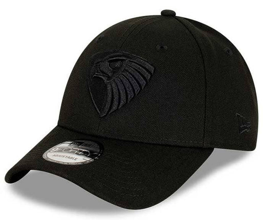 Hawthorn Hawks 2025 AFL Black on Black New Era Cap