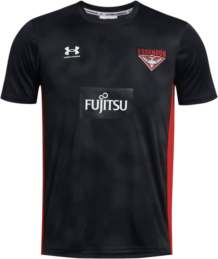 Essendon Bombers 2024 AFL Mens Black Training Shirt