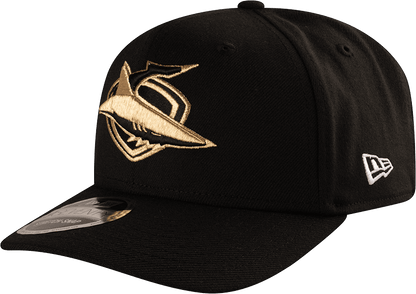 Cronulla Sharks 2025 NRL New Era Vegas Gold Cap