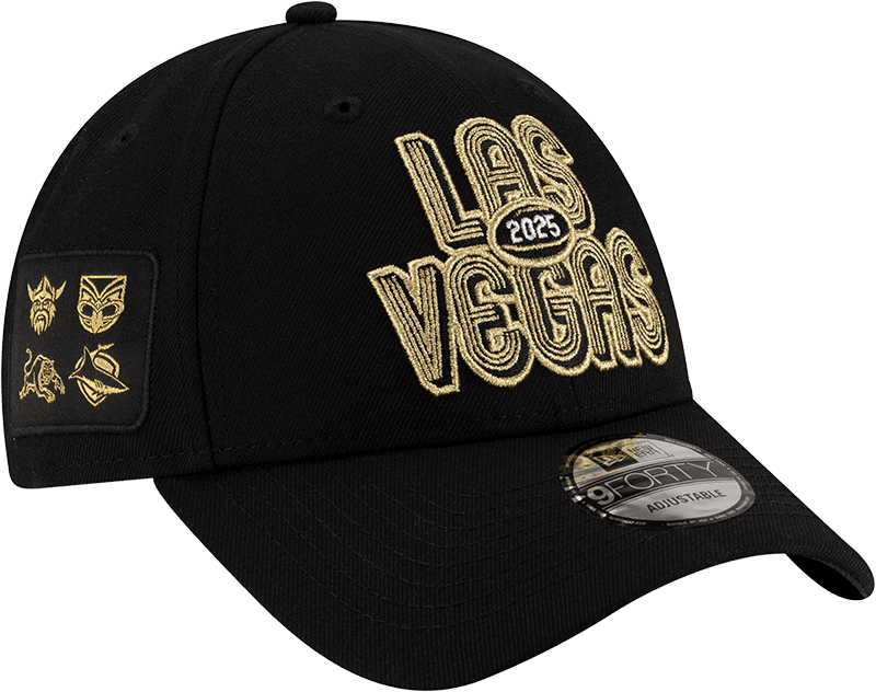 NRL 2025 New Era 9Forty Vegas Gold Cap