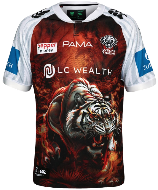 Wests Tigers 2026 NRL Mens Captains Run Jersey