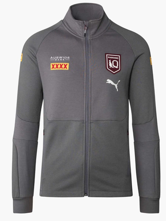 QLD Maroons State of Origin Mens Grey Training Jacket