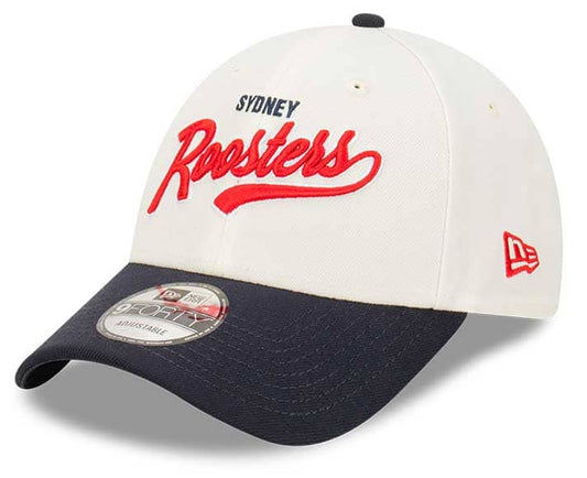 Sydney Roosters New Era 2Tone Script 9FORTY Snapback Cap
