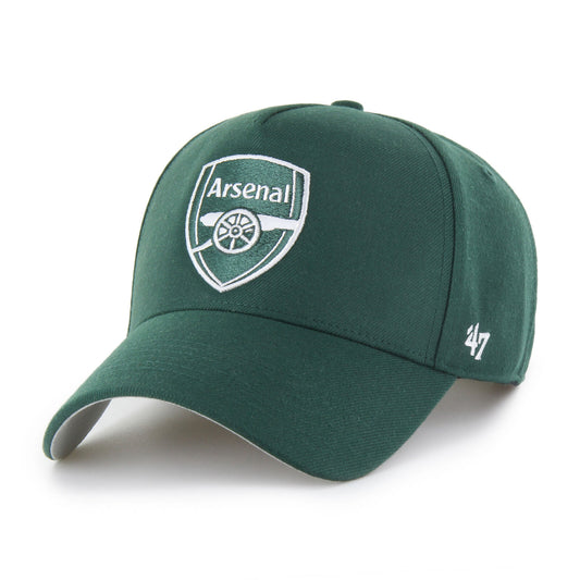 Arsenal FC 2025 EPL 47 Dark Green MVP DT Snapback Cap