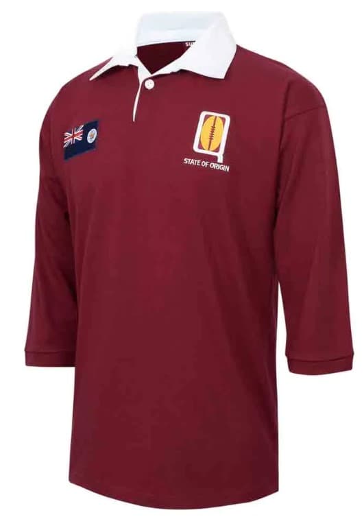 QLD Maroons 1987 State of Origin Mens Retro Jersey