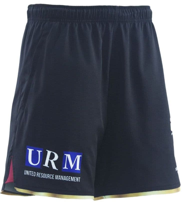 Manly Sea Eagles 2025 NRL Mens Black Gym Shorts