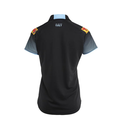 Cronulla Sharks NRL Ladies Media Polo Shirt