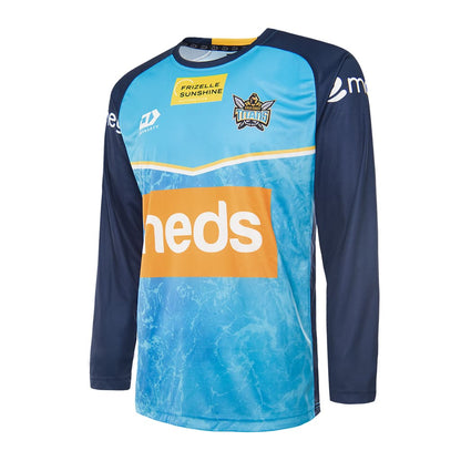 Gold Coast Titans NRL Long Sleeve Training Shirt
