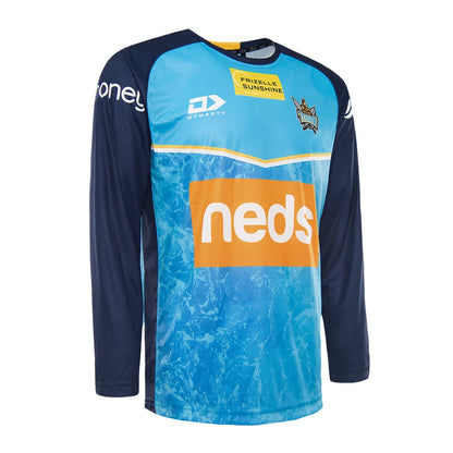 Gold Coast Titans NRL Long Sleeve Training Shirt