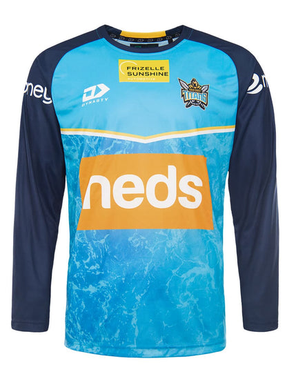 Gold Coast Titans NRL Long Sleeve Training Shirt