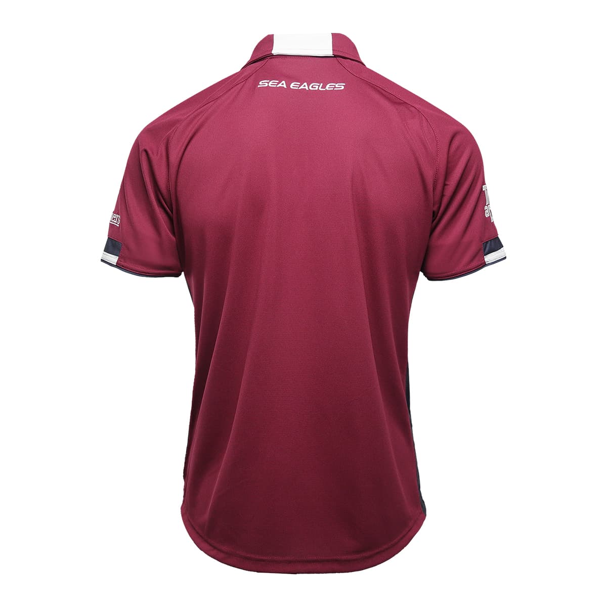 Manly Sea Eagles Mens Media Polo Shirt Maroon
