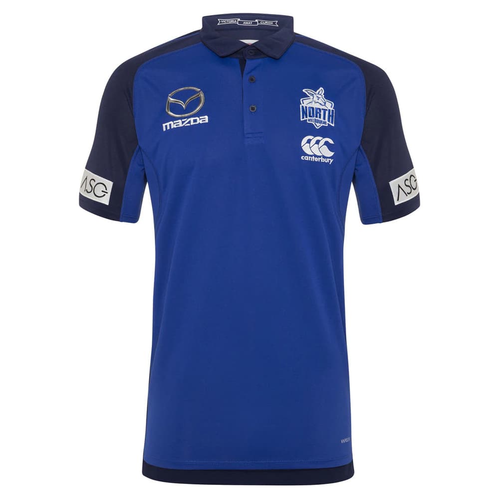 North Melbourne Kangaroos 2020 AFL Mens Media Polo Shirt