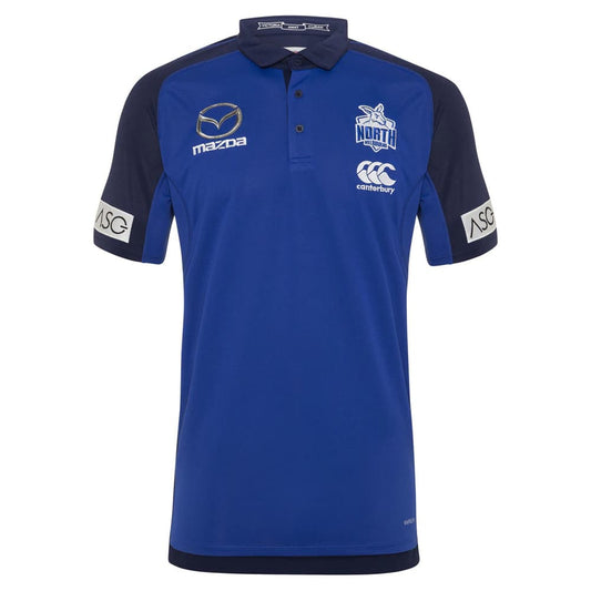 North Melbourne Kangaroos 2020 AFL Mens Media Polo Shirt