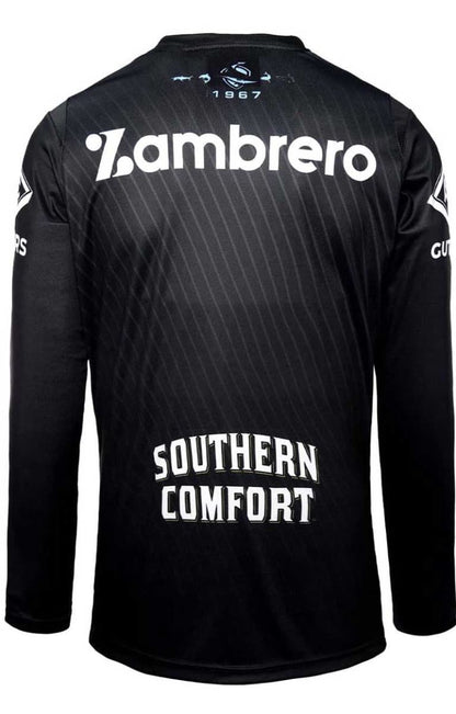 Cronulla Sharks NRL Mens Long Sleeve Training Tee