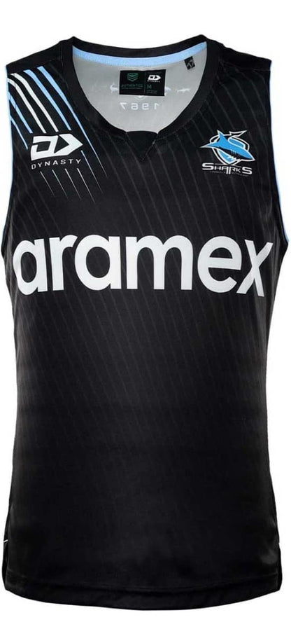 Cronulla Sharks NRL Mens Training Singlet