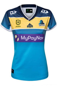 Gold Coast Titans NRL Ladies Replica Home Jersey
