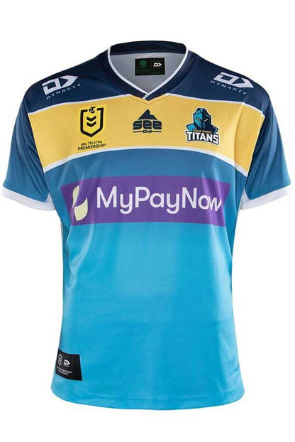 Gold Coast Titans NRL Kids Home Jersey