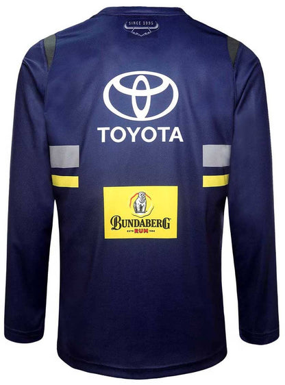 North Queensland Cowboys NRL Mens Long Sleeve Training Shirt