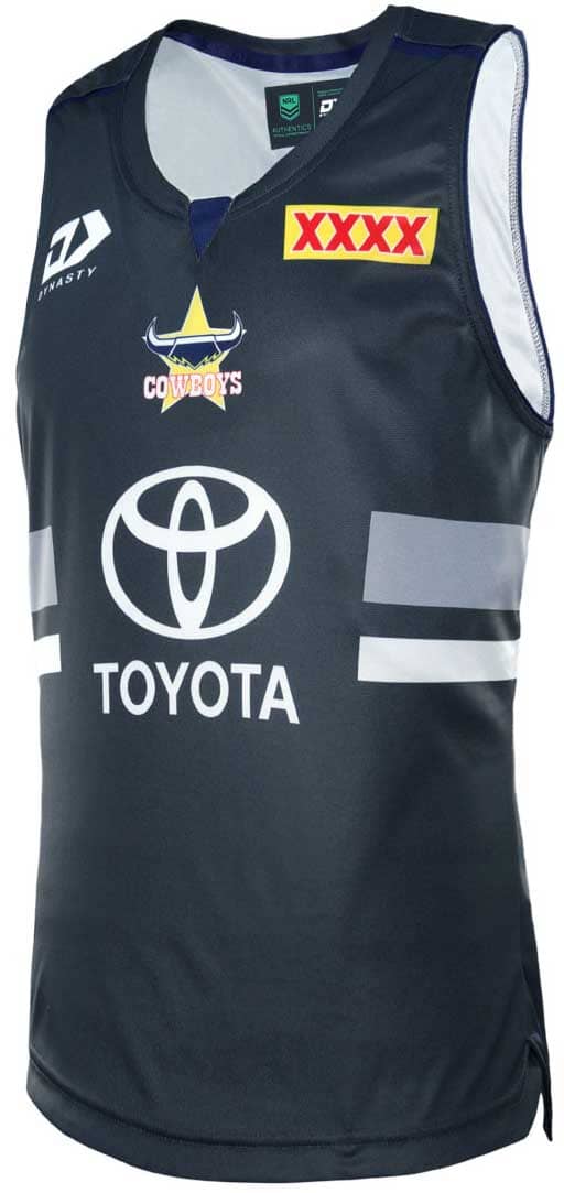 North Queensland Cowboys NRL Mens Alternate Training Singlet