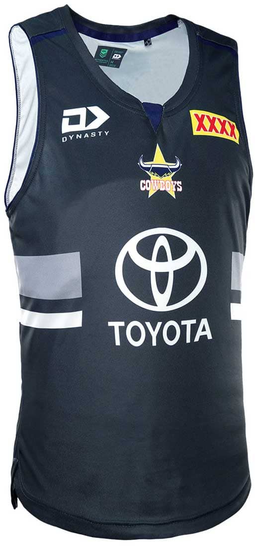 North Queensland Cowboys NRL Mens Alternate Training Singlet