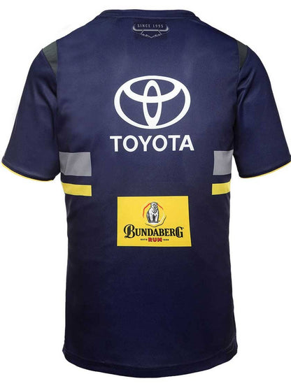 North Queensland Cowboys NRL Mens Navy Training Shirt