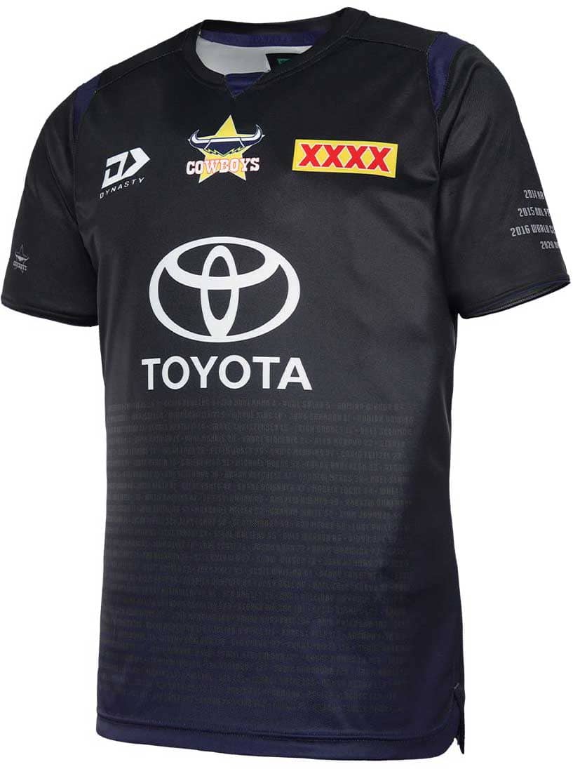 North Queensland Cowboys NRL Mens Warm Up Training Tee
