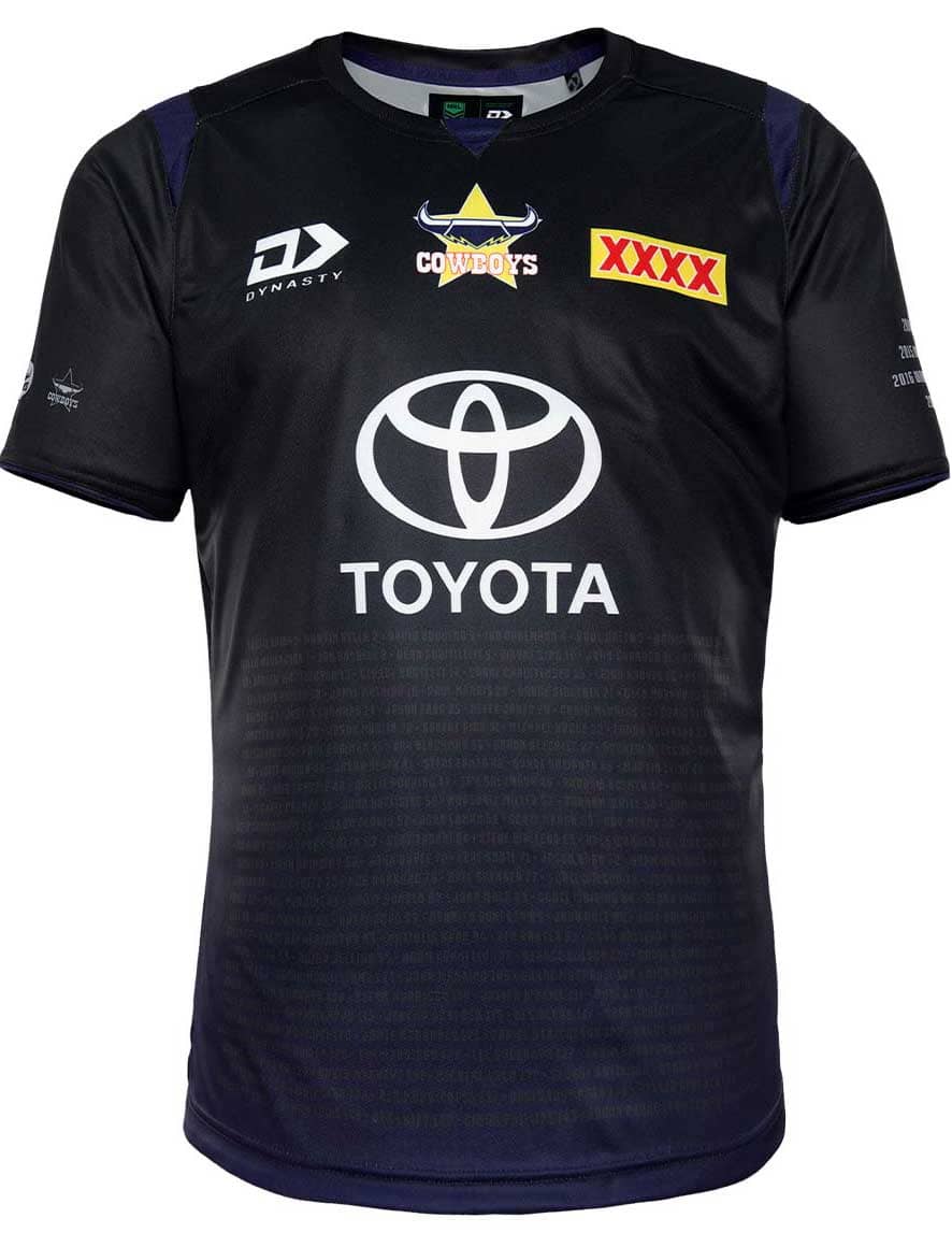 North Queensland Cowboys NRL Mens Warm Up Training Tee